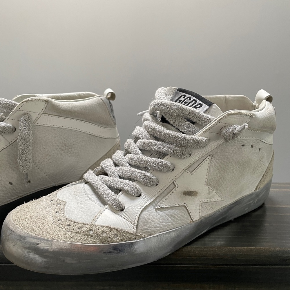 Golden Goose Mid Star leather sneakers